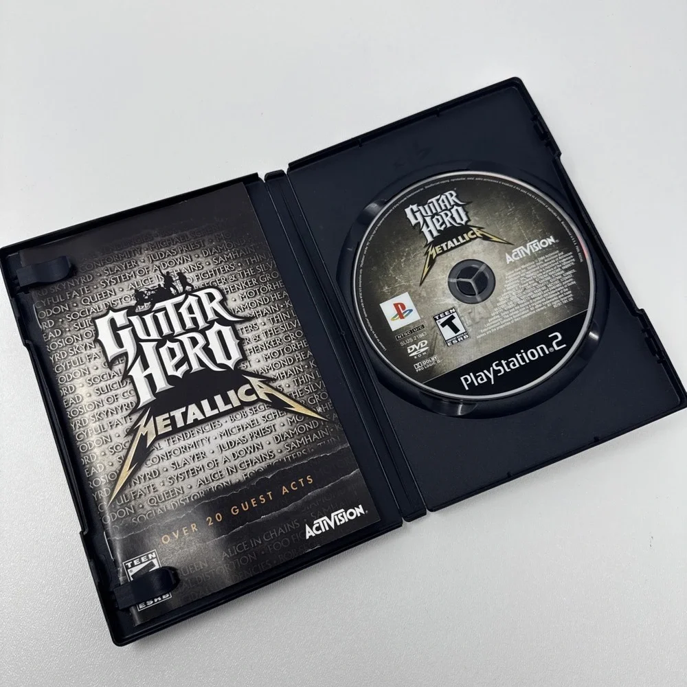 Guitar‎ Hero: Metallica 2009 Sony PlayStation 2 PS2 CIB Complete Video Game